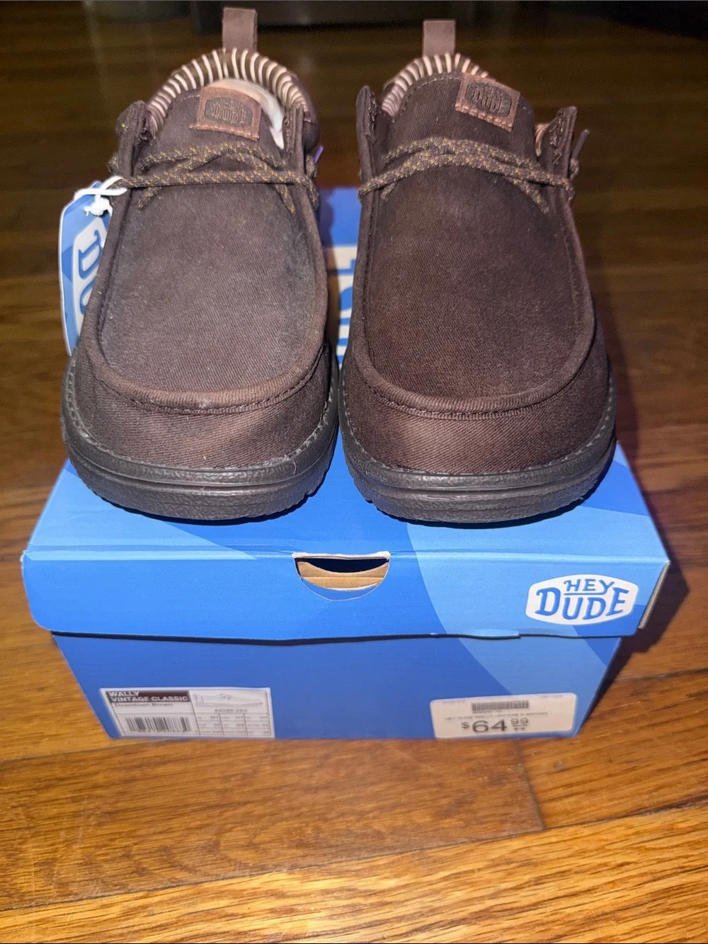 Hey Dude Wally Vintage Classic Downtown Brown